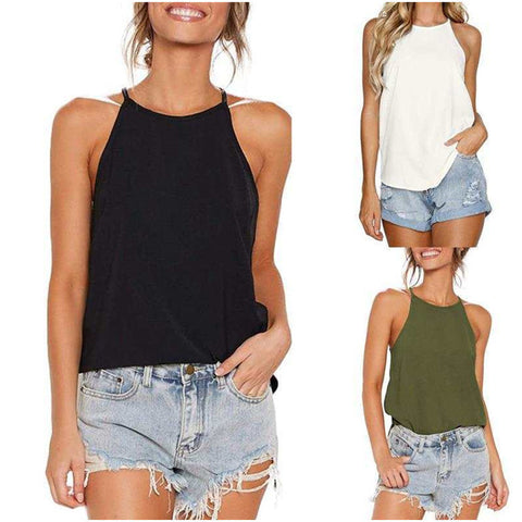 Women's Solid Color Tank