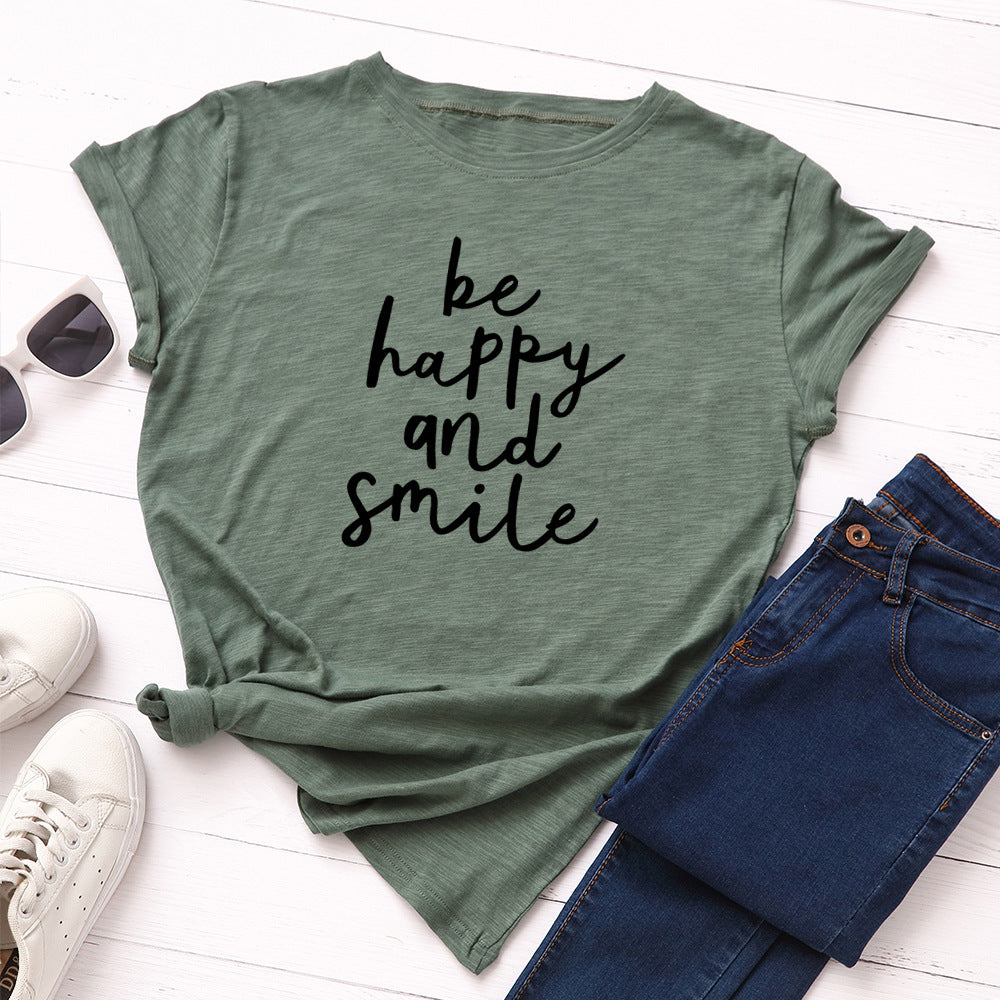 Be Happy And Smile T-Shirt