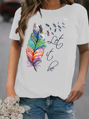 Let It Be Dragonfly T-Shirt