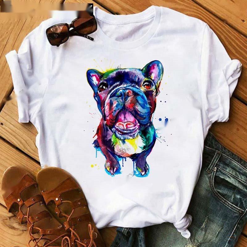 Fashionable Cartoon Dog T-Shirt