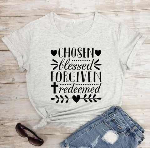 Chosen, Blessed Short-sleeved T-shirt Top