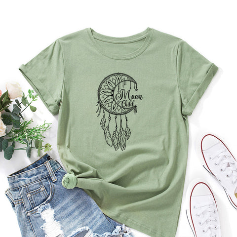 Moon Child Dream Catcher T-Shirt