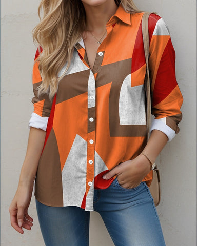 Colorful Geometric Elegant Top