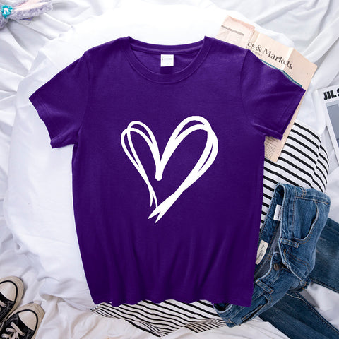 Double Love Loose Short Sleeve Top