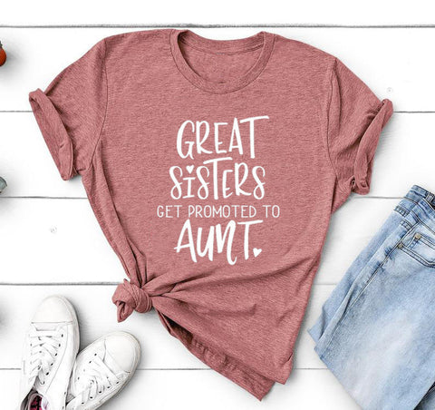 Great Sisters Great Aunt Crew Neck Women T Shirt