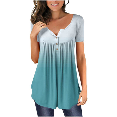 Women's Multi Design Short Sleeve Top