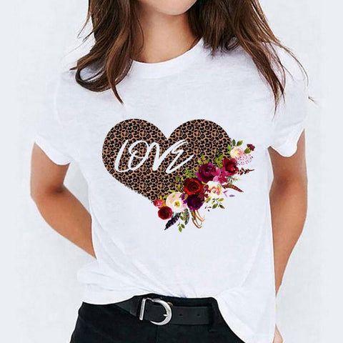 Cartoon Love Sweet Cute T-Shirt