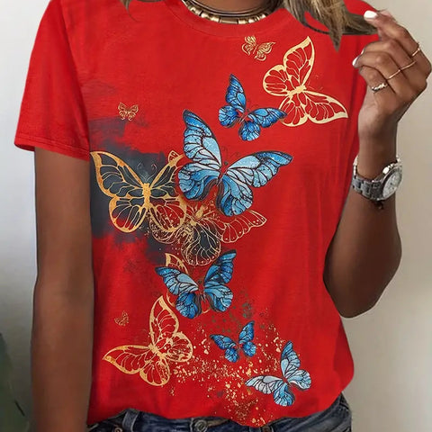 Ladies Butterfly Garden Top