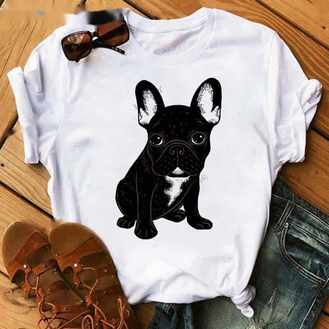 Fashionable Cartoon Dog T-Shirt