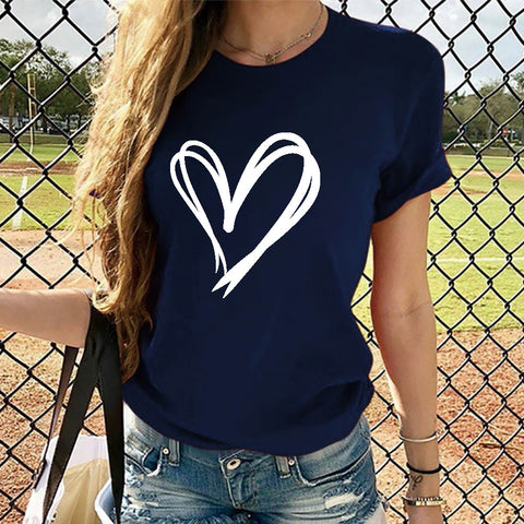 Double Love Loose Short Sleeve Top