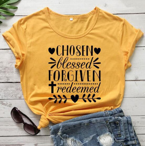 Chosen, Blessed Short-sleeved T-shirt Top