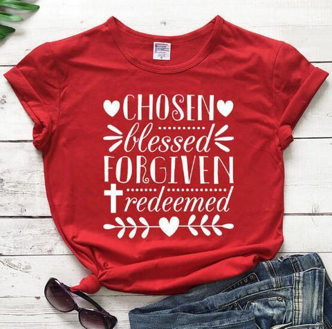 Chosen, Blessed Short-sleeved T-shirt Top