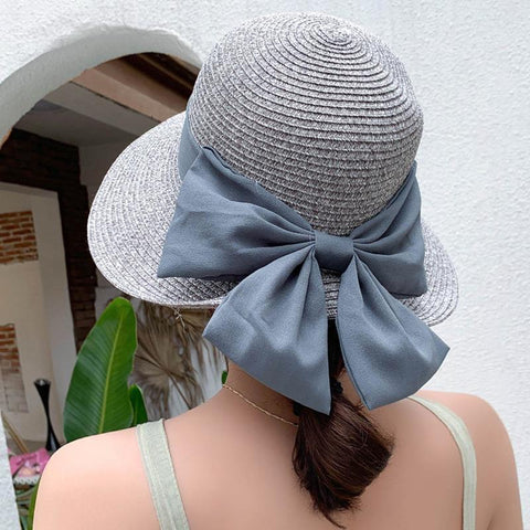 Women's Fashion Casual Breathable Bow Sun Hat