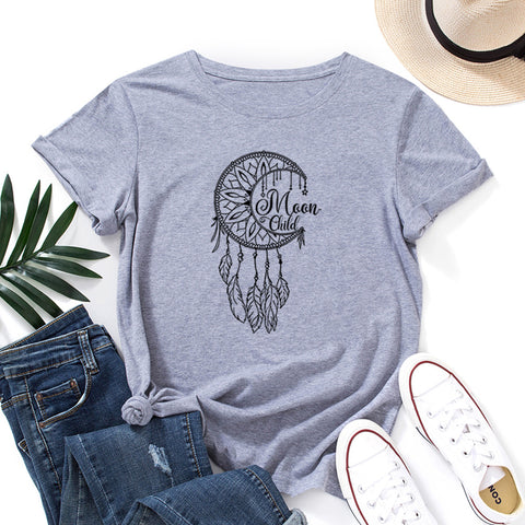 Moon Child Dream Catcher T-Shirt