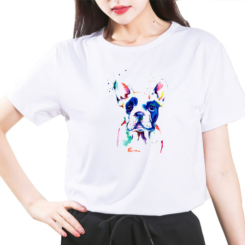 Colorful French Bulldog T-Shirt