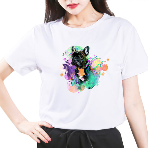 Colorful French Bulldog T-Shirt