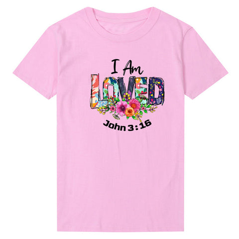 I Am Loved Casual T-Shirt Top