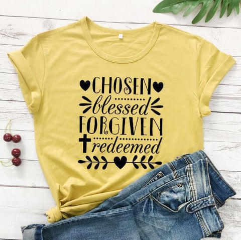 Chosen, Blessed Short-sleeved T-shirt Top