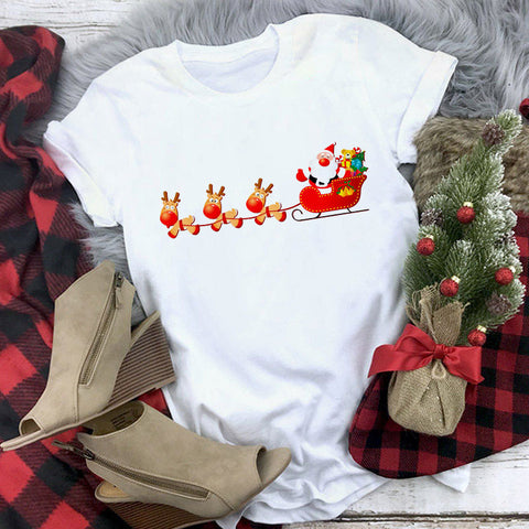 Christmas Cartoon Santa Claus T-Shirt