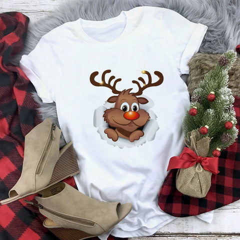 Christmas Cartoon Santa Claus T-Shirt