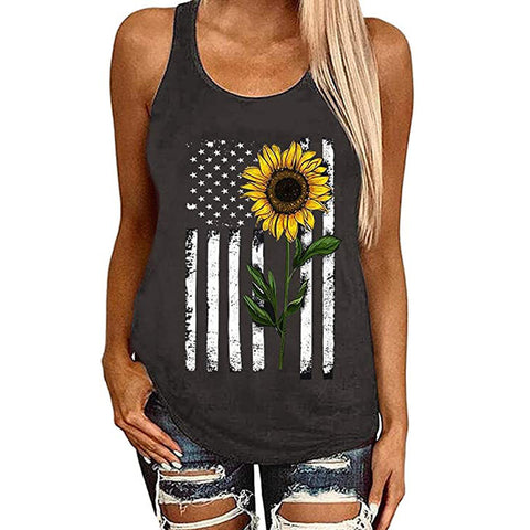 Hot New National Flag Printed T-shirt Tank