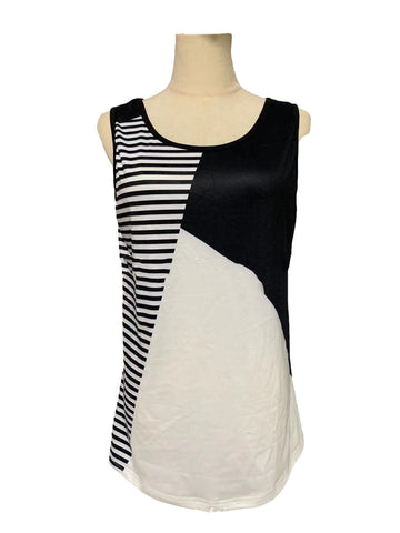 Women's Round Neck Casual Print Sleeveless Tank